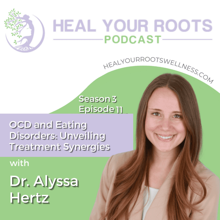 Podcast Cover for OCD and Eating Disorders: Unveiling Treatment Synergies with Dr. Alyssa Hertz